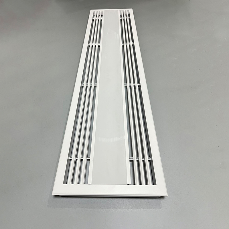 Grilă liniară încastrată cu lamele din aliaj de aluminiu pentru aer condiționat central