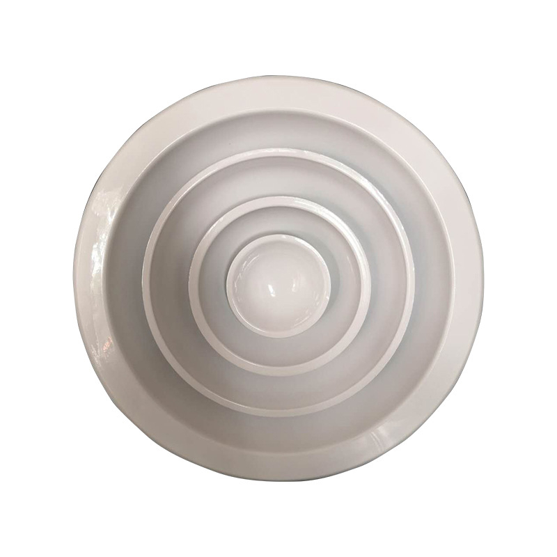 Difuzor circular personalizat pentru ventilație centrală, difuzor decorativ anti-praf cu lamele într-un singur rând