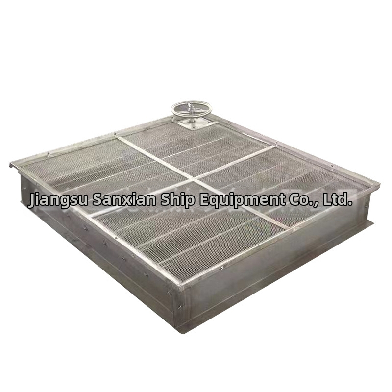Jaluzea marină etanșă, manuală, cu lamele, fără ușă, pentru ventilație