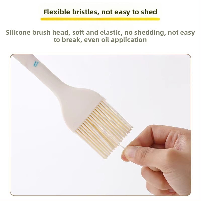 Spatulă din silicon integrată, rezistentă la temperaturi înalte, spatulă pentru cremă de tort, unealtă de coacere și amestecare