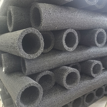 Țeavă de drenaj din plastic cu caneluri, neagră, pentru drenaj în grădină și tunele subterane