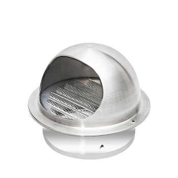 Hotă din oțel inoxidabil 304 pentru perete exterior, protecție la ploaie pentru ieșire aer 100/150 mm