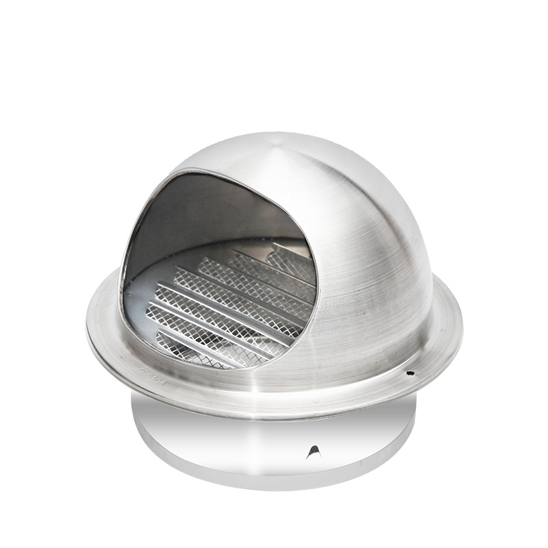 Hotă din oțel inoxidabil 304 pentru perete exterior, protecție la ploaie pentru ieșire aer 100/150 mm