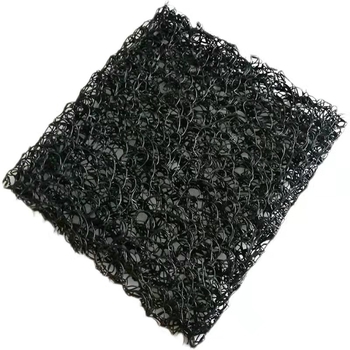 Placă de drenaj din polipropilenă cu plasă împletită și fibre aleatoare, placă de drenaj, strat anti-filtru compozit