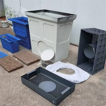 Gură de apă pluvială din plastic SMC, puț de vărsare din rășină-beton pentru colectarea apei pluviale municipale