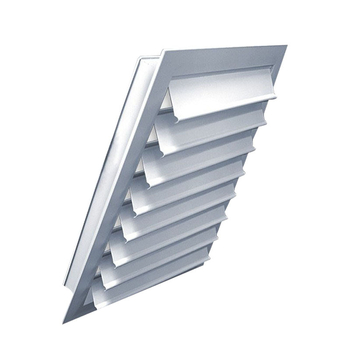 Jaluzele din oțel inoxidabil deschizibile pentru ieșirea de climatizare centrală – protecție pentru ventilatorul axial, aliaj de aluminiu