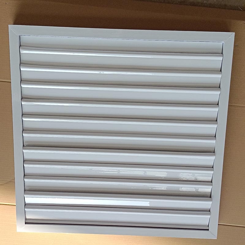 Jaluzele din oțel inoxidabil deschizibile pentru ieșirea de climatizare centrală – protecție pentru ventilatorul axial, aliaj de aluminiu