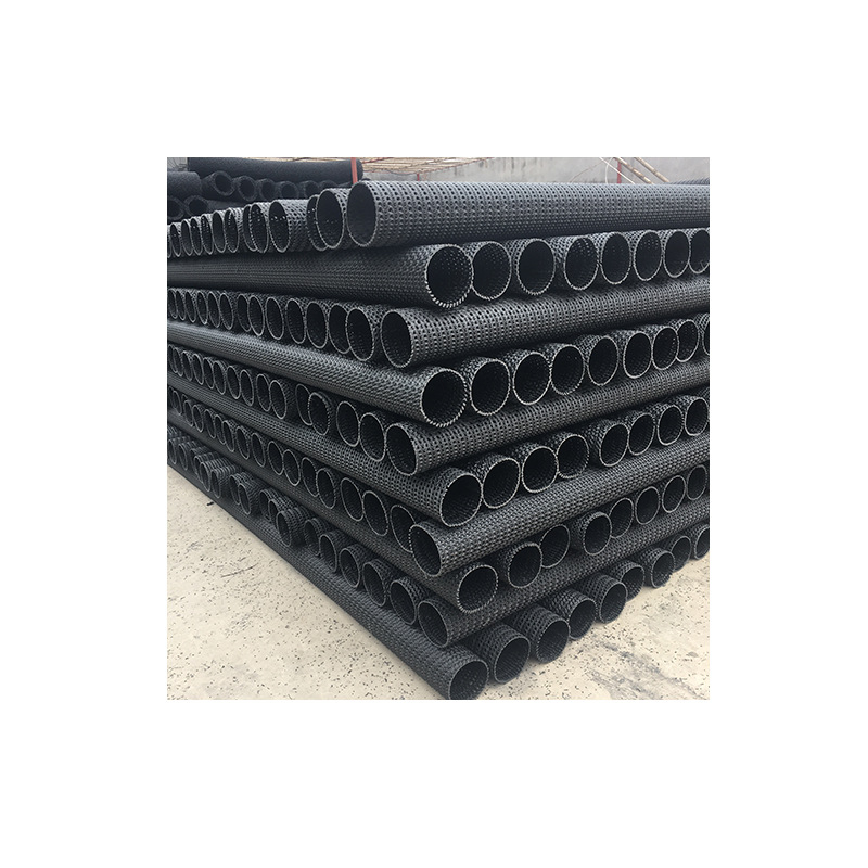 HDPE Țeavă rigidă de drenaj pentru autostrăzi, tip 1/3 impermeabil, țeavă permeabilă cu plasă corrugată