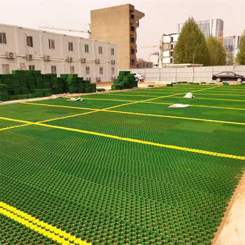 Grilaj HDPE pentru plantarea gazonului, rezistent la presiune și încărcare, grilaj plastic pentru gazon, pentru parcări 40/50/70 mm