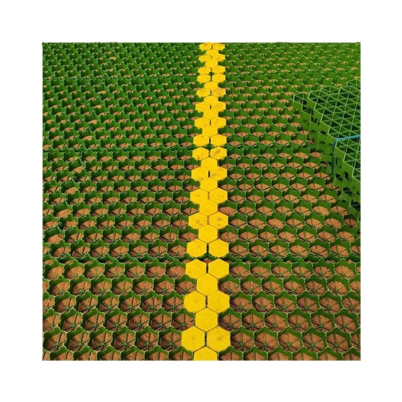 Grilaj HDPE pentru plantarea gazonului, rezistent la presiune și încărcare, grilaj plastic pentru gazon, pentru parcări 40/50/70 mm
