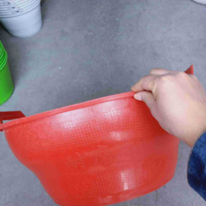 Oxford Material Nou Rezistent la Spargere Cap de Taur Mare Bazin de Noroi Roșu și Albastru pentru Construcții