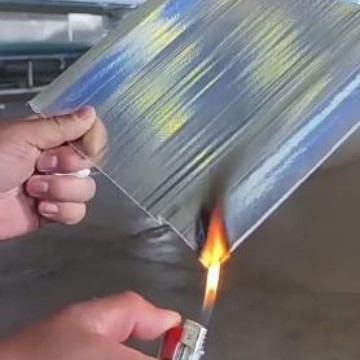 Panou FRP de iluminare pentru lumină naturală, plăci transparente din fibră de sticlă pentru acoperiș, panouri din rășină rezistente la coroziune