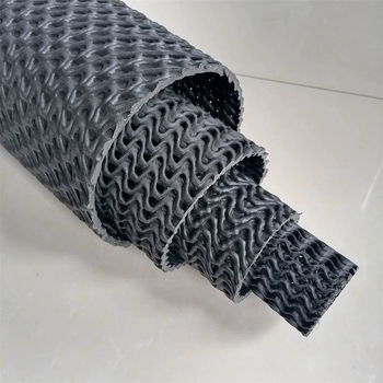 Țeavă permeabilă rigidă din HDPE, plasă ondulată, Ø90/100, poate fi înfășurată în țesătură