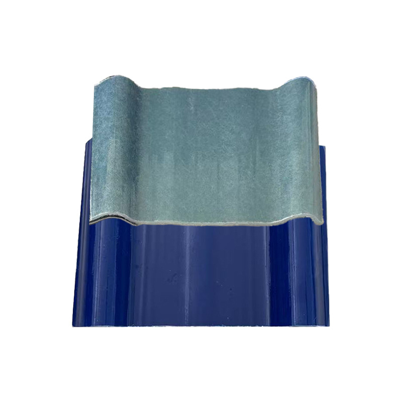 Panou de lumină din fibră de sticlă cu design în valuri din rășină, tip 840, panou de acoperiș transparent impermeabil