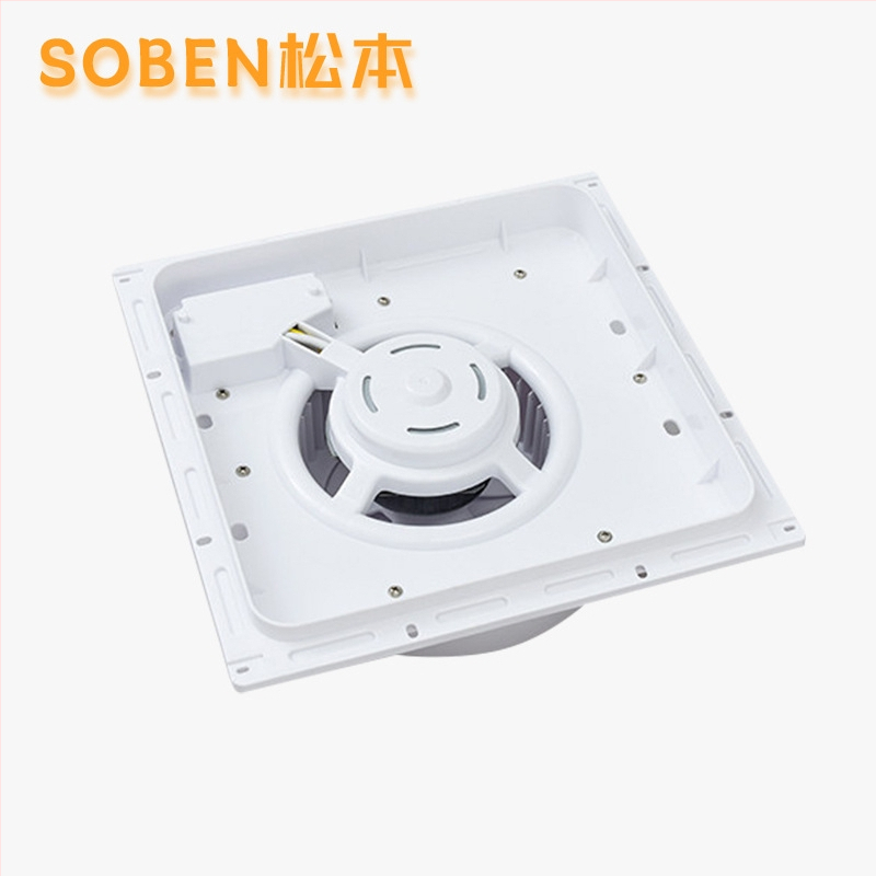 Matsumoto ventilator de evacuare montat pe tavan, 10 inch, silențios pentru baie și toaletă, ventilație de bucătărie și eliminare a fumului