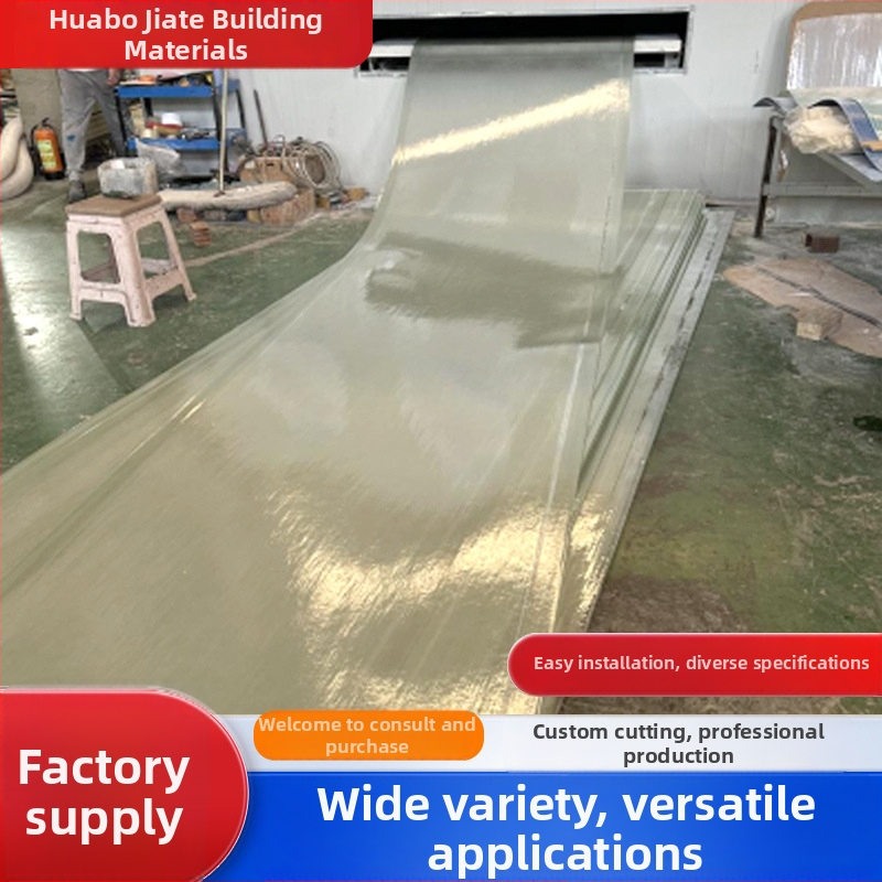 FRP panely proti tieneniu a dažďu, priehľadné pre skleníky a plastové strešné škridle so izoláciou