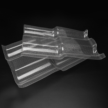 Panouri din plastic pentru umbrire și țigle din rășină pentru cornișă și balcon, protecție împotriva ploilor și impermeabilitate