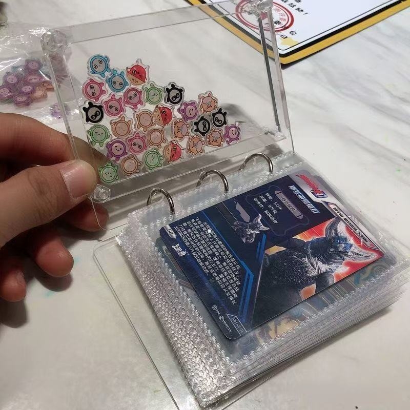 Album din acrilic Shaker, pentru carduri de 3 inch, album foto Polaroid, lucrat manual, DIY creativ, foi din acril detașabile
