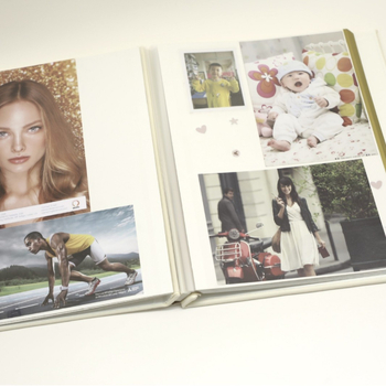 Album foto din piele PU, pagini autoadezive laminate, capacitate mare, 12 inci, album DIY memorabil