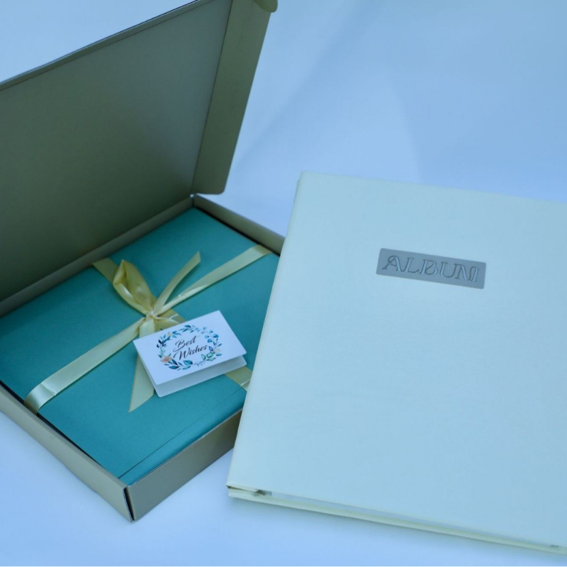 Album foto din piele PU, pagini autoadezive laminate, capacitate mare, 12 inci, album DIY memorabil
