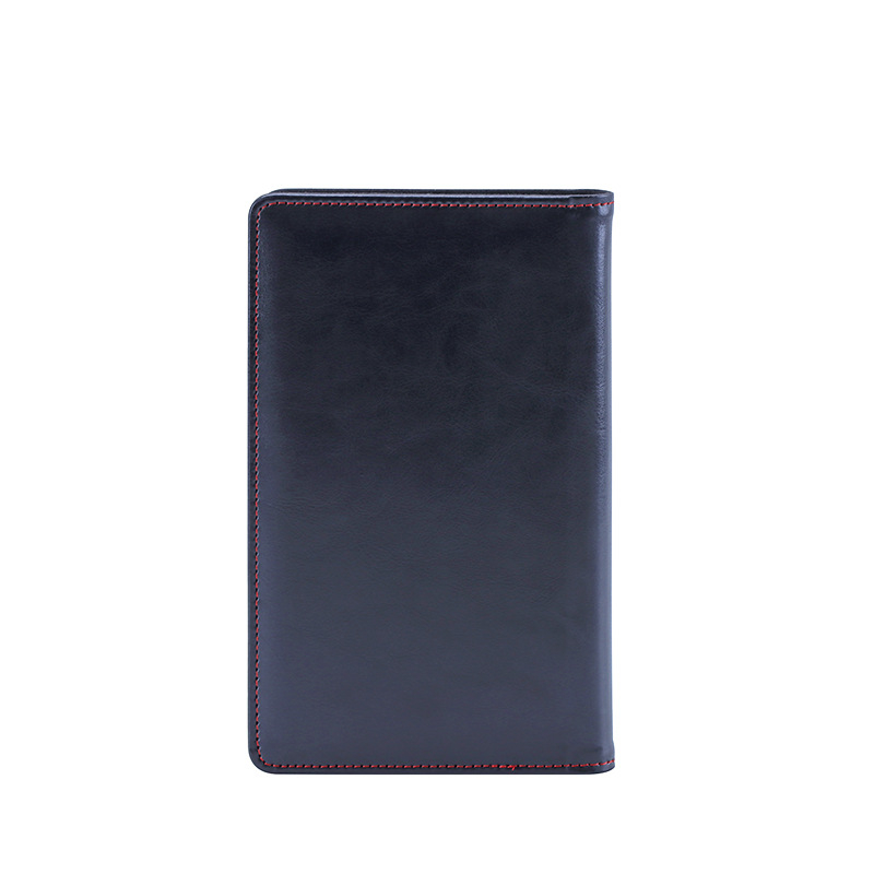 Album de carduri din PU, cu trei sloturi pe pagină, siglă ștanțată la cald, design personalizabil, 30 de pagini
