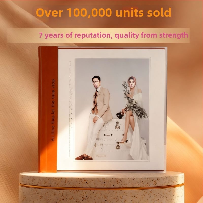 Album foto de nuntă din acrilic transparent, personalizat, pentru ședințe foto, călătorii și absolvire