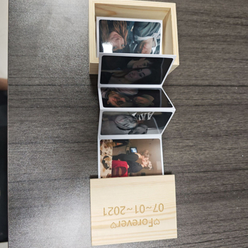 Album foto în stil acordeon, pliabil, DIY personalizat, cadou pentru prieteni și cele mai bune prietene