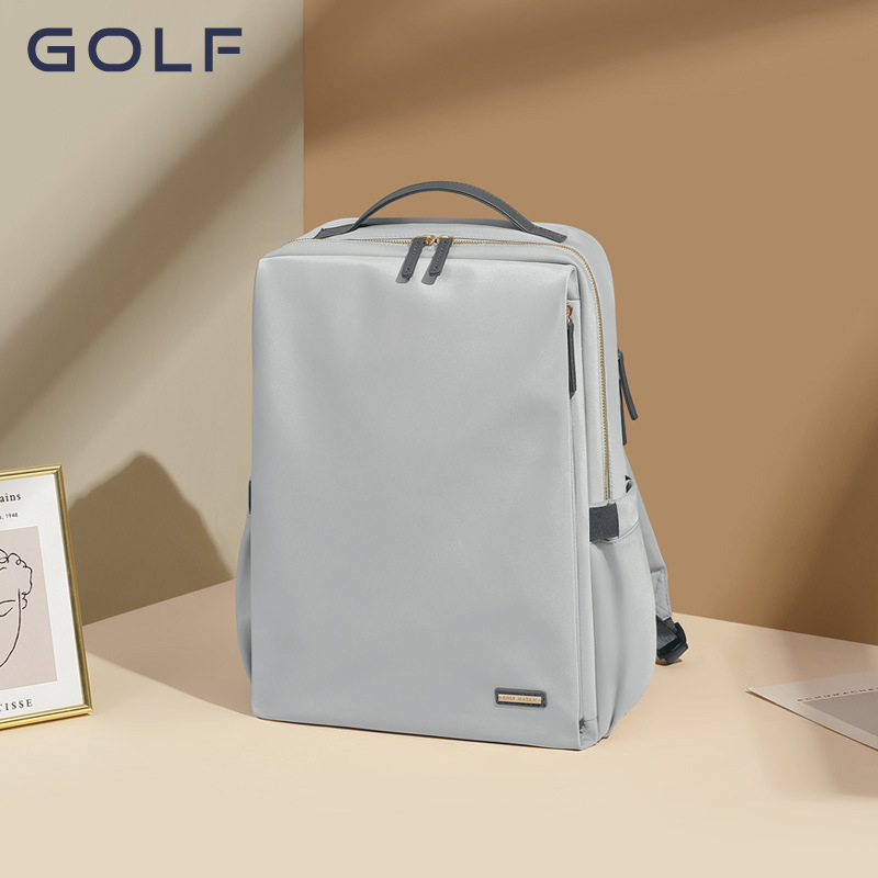 GOLF ženski platneni ruksak, jednostavan gradski stil, velika kapaciteta, 15,6-inčni ruksak za laptop