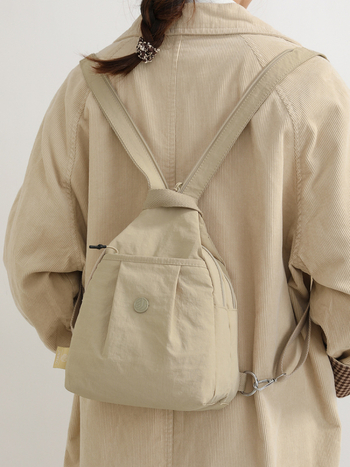 Ženski platneni ruksak, kompaktni višefunkcionalni putni ruksak, ležernog stila, dvije pretince, crossbody za svakodnevno nošenje