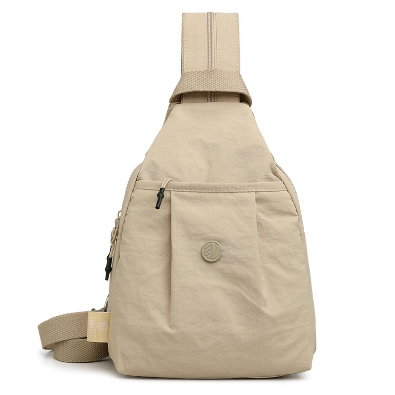 Ženski platneni ruksak, kompaktni višefunkcionalni putni ruksak, ležernog stila, dvije pretince, crossbody za svakodnevno nošenje
