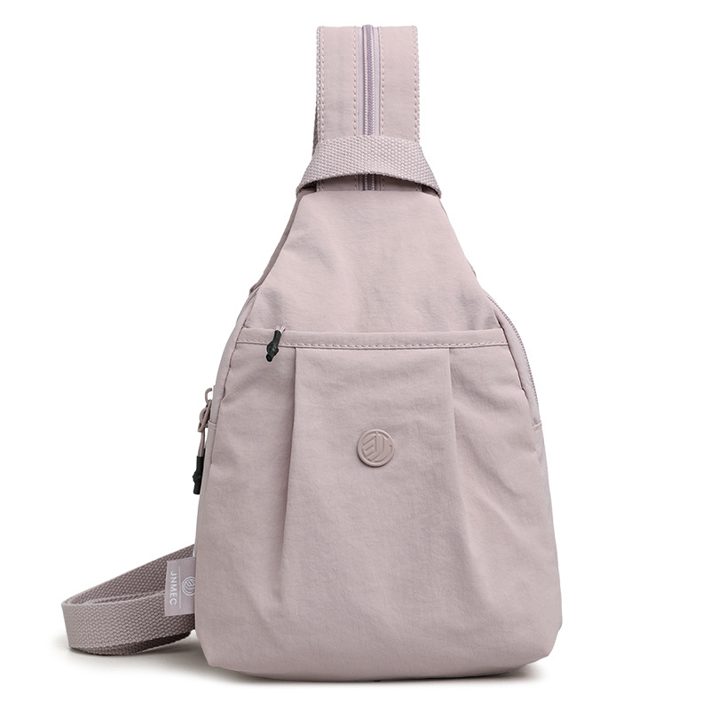 Ženski platneni ruksak, kompaktni višefunkcionalni putni ruksak, ležernog stila, dvije pretince, crossbody za svakodnevno nošenje