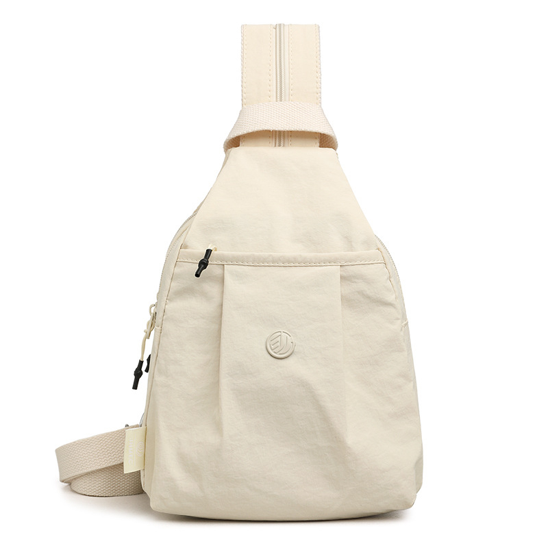 Ženski platneni ruksak, kompaktni višefunkcionalni putni ruksak, ležernog stila, dvije pretince, crossbody za svakodnevno nošenje