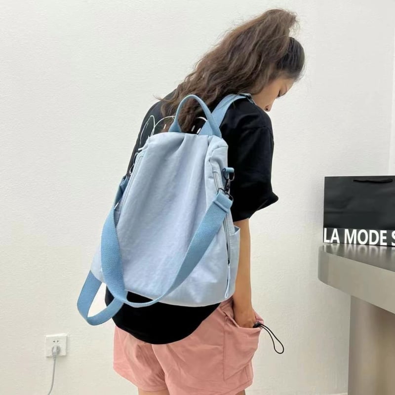 Νέος μοντέρνος ελαφρύς σάκος πλάτης για ταξίδι από νάιλον καμβά, καθημερινός και ευέλικτος για εξορμήσεις στη φύση