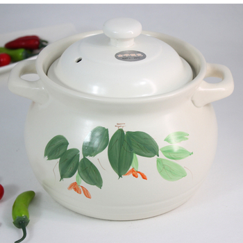 Oală ceramică de stil chinezesc pentru supă și terci, rezistentă la temperaturi înalte
