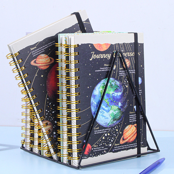 Lenwa bloc de notițe spiralat, A5, jurnal personalizabil cu hârtie de 80 g/m² pentru întâlniri de afaceri