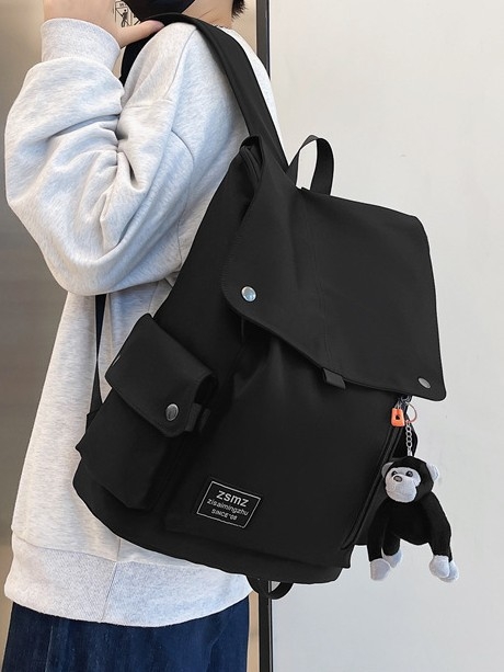 Platneni ruksak za prijenosno računalo, velika kapaciteta, unisex, školski