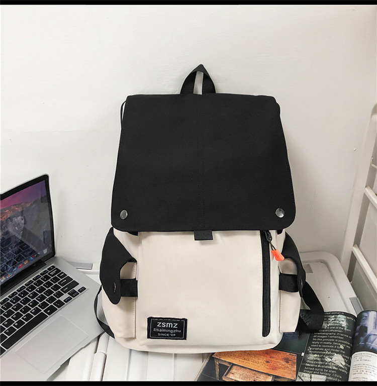 Platneni ruksak za prijenosno računalo, velika kapaciteta, unisex, školski