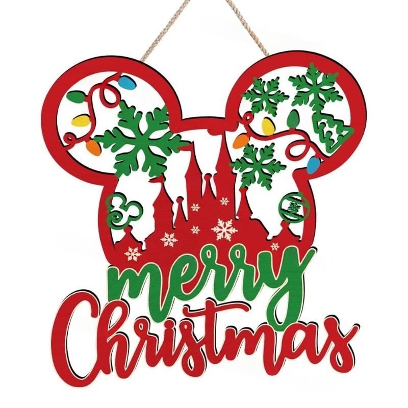 Semn de ușă din lemn cu Grinch, bine ați venit – decor de Crăciun pentru ușă, 38×19 cm