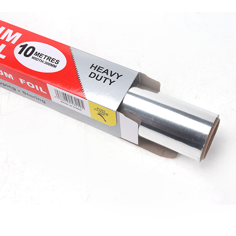 Folie de aluminiu groasă pentru grătar și coacere, înfășurare carne, lungime personalizabilă, grosime 10 μm, 200 g
