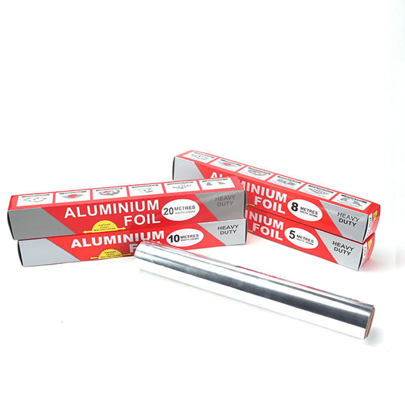 Folie de aluminiu groasă pentru grătar și coacere, înfășurare carne, lungime personalizabilă, grosime 10 μm, 200 g
