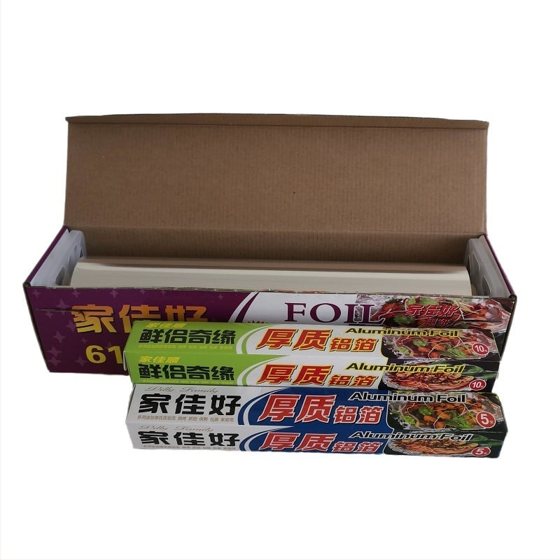 folie de aluminiu alimentară, grosime mare, pentru coacere, grătar și ambalare la take-away — rolă 5–120 m