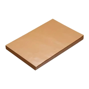 Hârtie pătrată personalizabilă pentru absorbția uleiului, pentru pui prăjit și cartofi prăjiți, hârtie de copt pentru uz casnic, culoare naturală