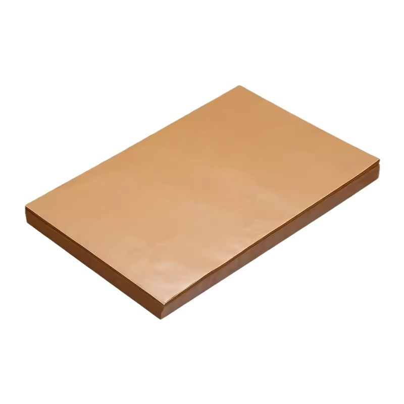 Hârtie pătrată personalizabilă pentru absorbția uleiului, pentru pui prăjit și cartofi prăjiți, hârtie de copt pentru uz casnic, culoare naturală