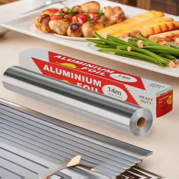 Folie de aluminiu pentru barbecue, mai multe dimensiuni, bucătărie casnică, potrivită pentru friteuză cu aer și cuptor