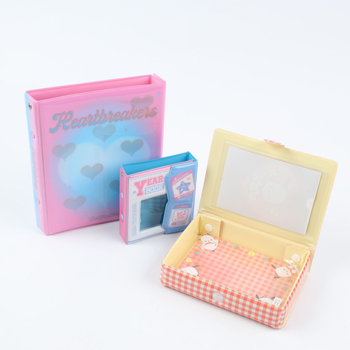 Album foto din PVC cu pagini Polaroid decupate în formă de stea, modele personalizabile, pagini PP interioare, organizator de fotografii