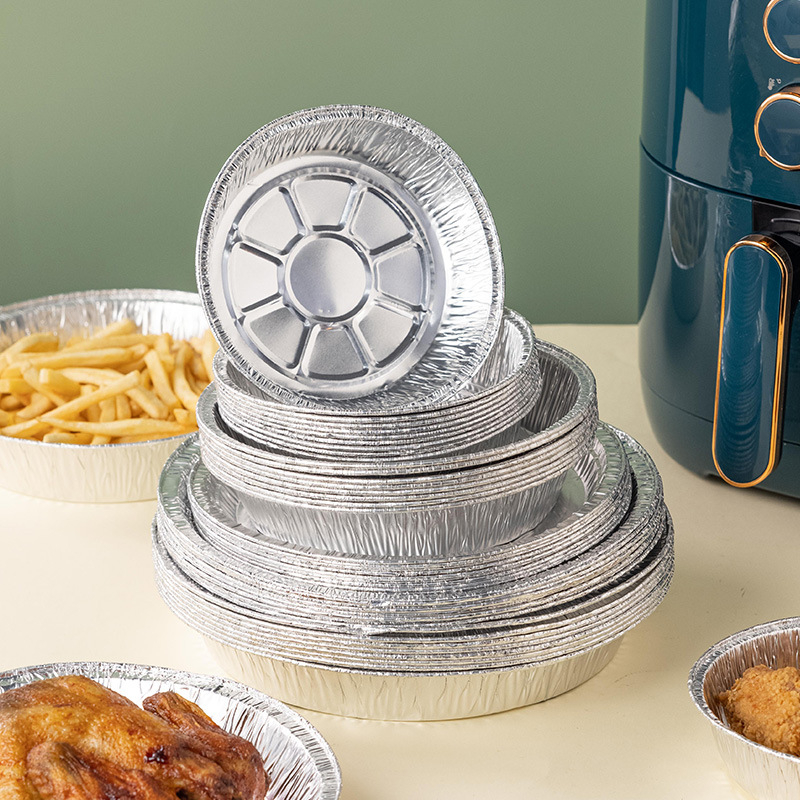 Tavă din folie de aluminiu cu hârtie absorbantă pentru ulei, pentru friteuză cu aer și cuptor