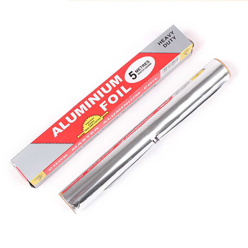Folie de aluminiu îngroșată pentru grătar și coacere, pentru exterior și cuptor; hârtie de copt cu acoperire de silicon