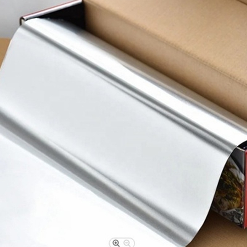Hârtie de aluminiu de unică folosință pentru alimente, potrivită pentru grătar, pui la cuptor, stridii și fructe de mare