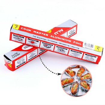 Rolă de folie de aluminiu pentru cuptor și hârtie de copt, pentru grătar și coacere, 3,8 m