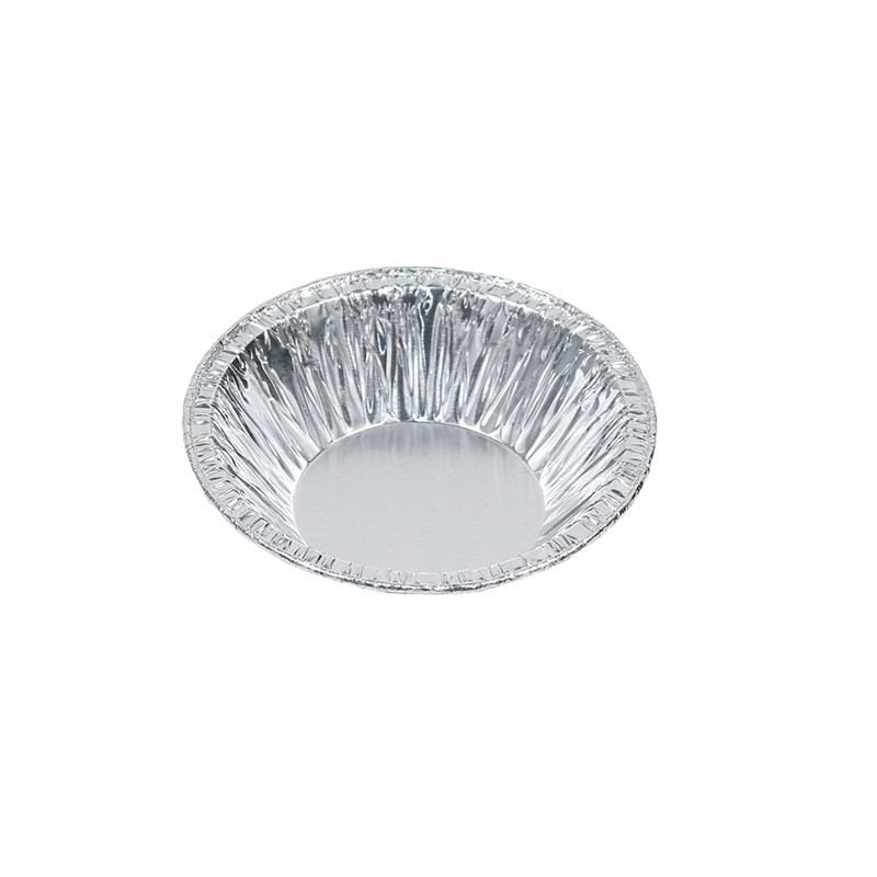 Cupe din aluminiu de unică folosință pentru tarte portugheze cu ou, forme cu fund adânc, dimensiuni 7,4 cm × 2,4 cm